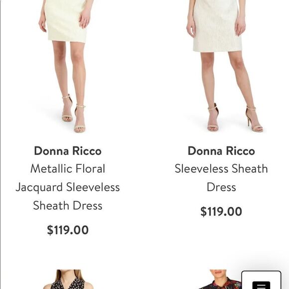 Donna Ricco summer pleated sleeveless dress.size 6 - Picture 7 of 9